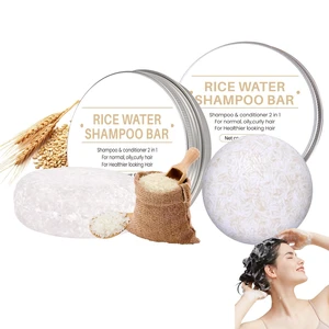 2 in 1 Rice Water Shampoo & Conditioner, 2 Pcs Natural Rice Water Shampoo Bar for Hair Improve, Hydrating & Moisturizing Dry Hair, Reducing Frizz Solid Bar Soap for Women and Men 2 in 1 Rice Water Shampoo & Conditioner, 2 Pcs Natural Rice Water Shampoo Bar for Hair Improve, Hydrating & Moisturizing Dry Hair, Reducing Frizz Solid Bar Soap for Women and Men