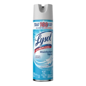 Lysol Disinfectant Spray, Household Essential Cleaning Supplies, Multi-Purpose Room Spray, Antibacterial Sanitizer Spray, Upholstery Deodorizer, Home and Bathroom, Crisp Linen,19 Fl Oz Lysol Disinfectant Spray, Household Essential Cleaning Supplies, Multi-Purpose Room Spray, Antibacterial Sanitizer Spray, Upholstery Deodorizer, Home and Bathroom, Crisp Linen,19 Fl Oz