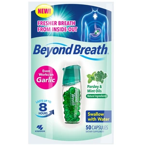 Beyond Breath, Breath Freshening Capsules, Freshens from Source, 50 Count Beyond Breath, Breath Freshening Capsules, Freshens from Source, 50 Count