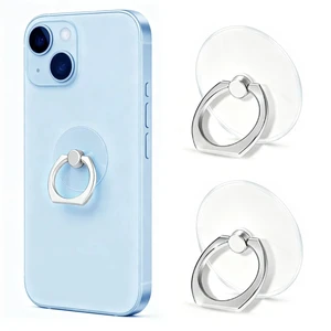 VOVIGGOL Transparent Phone Ring Holder Stand 2 Pcs, 360° Rotation Cell Phone Ring Holder Mobile Finger Kickstand Hand Phone Grip for iPhone, Clear Phone Ring for Phone Case (Round) VOVIGGOL Transparent Phone Ring Holder Stand 2 Pcs, 360° Rotation Cell Phone Ring Holder Mobile Finger Kickstand Hand Phone Grip for iPhone, Clear Phone Ring for Phone Case (Round)