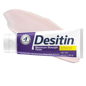 Desitin Maximum Strength Diaper Rash Paste 40% Zinc Oxide 4.8oz Desitin Maximum Strength Diaper Rash Paste 40% Zinc Oxide 4.8oz