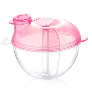 Accmor Baby Formula Dispenser for On-the-Go Feedings, Three-Compartment Non-Spill Formula Container to Go, Snack Milk Powder Dispenser for Traveling with Infant Toddler, Pink Accmor Baby Formula Dispenser for On-the-Go Feedings, Three-Compartment Non-Spill Formula Container to Go, Snack Milk Powder Dispenser for Traveling with Infant Toddler, Pink