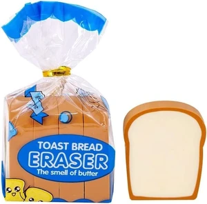 Kawaii Toast Bread Eraser, Cute Pencil Eraser Stationery 3D Bread Eraser Cartoon Pencil Eraser Sketching Tools Drafting Supply for Kid Painters Artists Gift Kawaii Toast Bread Eraser, Cute Pencil Eraser Stationery 3D Bread Eraser Cartoon Pencil Eraser Sketching Tools Drafting Supply for Kid Painters Artists Gift