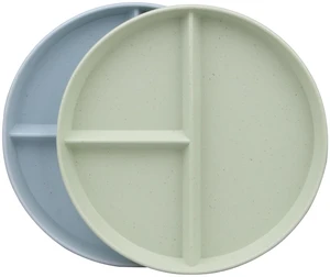 2Pack 9 Inch Portion Control Plates, Divided Plates for Dinner 2Pack 9 Inch Portion Control Plates, Divided Plates for Dinner