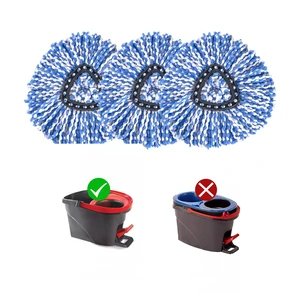 Matthew Cleaning 3Pack Blue Microfiber Spin Mop Replacement Head Compatible with EasyWring Spin Mop Replace Head-EasyWring High Absorbency,Machine Washable,Microfiber Spin Mop Refills Matthew Cleaning 3Pack Blue Microfiber Spin Mop Replacement Head Compatible with EasyWring Spin Mop Replace Head-EasyWring High Absorbency,Machine Washable,Microfiber Spin Mop Refills
