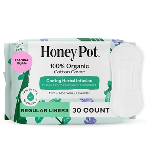 The Honey Pot Company - Cooling Herbal - Panty Liners for Women The Honey Pot Company - Cooling Herbal - Panty Liners for Women