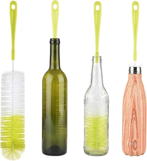 ALINK 16 inch Long Bottle Brush Cleaner for Washing Wine/Beer/Sport Well/Thermos/Glass, Hummingbird Feeder and Long Narrow Neck Sport Bottles ALINK 16 inch Long Bottle Brush Cleaner for Washing Wine/Beer/Sport Well/Thermos/Glass, Hummingbird Feeder and Long Narrow Neck Sport Bottles