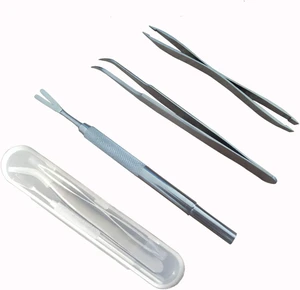 3 in 1 Tick Remover Kit, Stainless Steel Tick Remover Tweezers Tick Remover Tools Set for Pet Dog, Cat, Human with Storage Box 3 in 1 Tick Remover Kit, Stainless Steel Tick Remover Tweezers Tick Remover Tools Set for Pet Dog, Cat, Human with Storage Box
