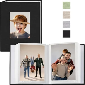 Photo Albums 4x6 Pictures, Polaroid Photos Album Book, Photo Book Small Linen Cover Photo Album, 50 Page Holds 100 Pictures, Photobook for Valentines Day, Anniversary, Vacations, Wedding Baby Black Photo Albums 4x6 Pictures, Polaroid Photos Album Book, Photo Book Small Linen Cover Photo Album, 50 Page Holds 100 Pictures, Photobook for Valentines Day, Anniversary, Vacations, Wedding Baby Black