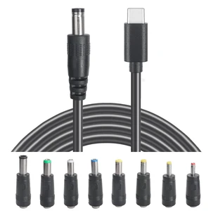 USB C to DC 5.5mm x 2.1mm Power Cable Cord, USB C Input to DC 12V Out Charging Cable, Work with PD Charger and PD Power Bank, Output DC 12V 3A MAX 36W USB C to DC 5.5mm x 2.1mm Power Cable Cord, USB C Input to DC 12V Out Charging Cable, Work with PD Charger and PD Power Bank, Output DC 12V 3A MAX 36W