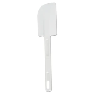 Rubbermaid Commercial Products Cold Temperature Scraper Spatula, White, 9.5 Inch, Clean-Rest Design Rubbermaid Commercial Products Cold Temperature Scraper Spatula, White, 9.5 Inch, Clean-Rest Design