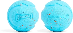 Chuckit! Rebounce Ball Dog Toy, Medium 2.5 Inch, for Dogs 20-60 lbs, Blue Chuckit! Rebounce Ball Dog Toy, Medium 2.5 Inch, for Dogs 20-60 lbs, Blue