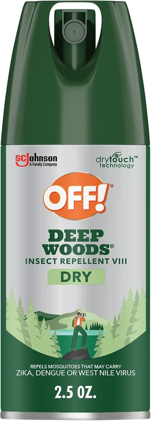 OFF! Deep Woods Dry Insect & Mosquito Repellent Bug Spray, 2.5 oz OFF! Deep Woods Dry Insect & Mosquito Repellent Bug Spray, 2.5 oz