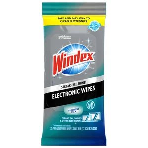 Windex Electronic Cleaning Wipes, Anti-Static & Ammonia-Free, 25 Count Windex Electronic Cleaning Wipes, Anti-Static & Ammonia-Free, 25 Count