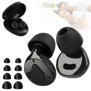 Noise Cancelling Ear Plugs for Sleeping, Adjustable Concert Earplugs for Hearing Protection with 8 PCS Food Grade Silicone Reusable 45 db Earplugs The Combined Material Reduces Noise Noise Cancelling Ear Plugs for Sleeping, Adjustable Concert Earplugs for Hearing Protection with 8 PCS Food Grade Silicone Reusable 45 db Earplugs The Combined Material Reduces Noise