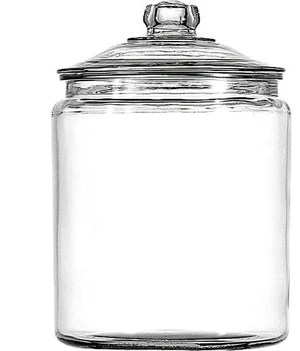 Anchor Hocking Heritage Hill Glass Jar with Lid, 2 Gallon, Made for Pantry Jar Storage and Display Anchor Hocking Heritage Hill Glass Jar with Lid, 2 Gallon, Made for Pantry Jar Storage and Display