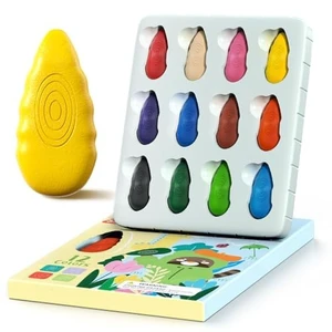 TinyGeeks 12 Water Drop Crayons - Non Toxic Crayons for Toddlers - Washable, Easy To Hold - For Toddlers, Kids Ages 3-8 - Ergonomic Shape TinyGeeks 12 Water Drop Crayons - Non Toxic Crayons for Toddlers - Washable, Easy To Hold - For Toddlers, Kids Ages 3-8 - Ergonomic Shape