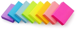 Sticky Notes 1.5x2 in, Bright Colors Self-Stick Pads 8 Pads, 100 Sheets/Pad Sticky Notes 1.5x2 in, Bright Colors Self-Stick Pads 8 Pads, 100 Sheets/Pad