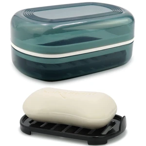 Travel Soap Container, Bar Soap Holder, Portable Soap Case, Soap Dish with Lid for Traveling, Camping, Gym, Bathroom (Blue Style-1) Travel Soap Container, Bar Soap Holder, Portable Soap Case, Soap Dish with Lid for Traveling, Camping, Gym, Bathroom (Blue Style-1)
