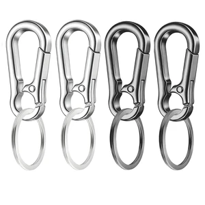 4 Pack Keychain, Metal Key Chain, Sturdy Key Ring, Key Rings Key Organizer Keychain Clip Key Chains for Men Women 4 Pack Keychain, Metal Key Chain, Sturdy Key Ring, Key Rings Key Organizer Keychain Clip Key Chains for Men Women