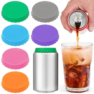6 Pack Silicone Soda Can Cover Lids, Reusable Soda Can Lids Beer Can Covers Pop Can Covers, BPA Free Silicone Can Cover, Stopper and Protector for Soda, Beer, Beverage, Juice, Coke, Fits Standard Cans 6 Pack Silicone Soda Can Cover Lids, Reusable Soda Can Lids Beer Can Covers Pop Can Covers, BPA Free Silicone Can Cover, Stopper and Protector for Soda, Beer, Beverage, Juice, Coke, Fits Standard Cans