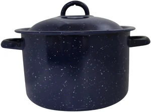 IMUSA 6.0qt Enamel Stock Pot, Blue IMUSA 6.0qt Enamel Stock Pot, Blue