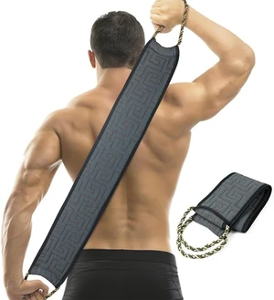 Exfoliating Back Scrubber for Shower, 34 Inches Back Scrubber with Handles, Double Sided Body Exfoliator Bath Tool, Exfoliating Washcloth to Scrub Your Body Deeply for Men & Women (Gray) Exfoliating Back Scrubber for Shower, 34 Inches Back Scrubber with Handles, Double Sided Body Exfoliator Bath Tool, Exfoliating Washcloth to Scrub Your Body Deeply for Men & Women (Gray)