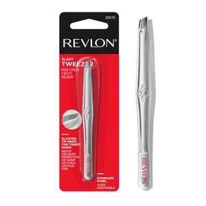Revlon Slant Tip Tweezer, Silver, 1 Count Revlon Slant Tip Tweezer, Silver, 1 Count