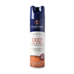 Guardsman Deep Cleaning Wood Cleaner for Cabinets, Furniture, Tables, and Other Wood Surfaces, Aerosol Spray, 12.5 Ounces Guardsman Deep Cleaning Wood Cleaner for Cabinets, Furniture, Tables, and Other Wood Surfaces, Aerosol Spray, 12.5 Ounces