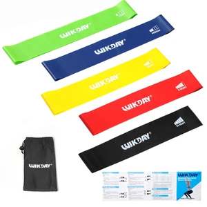 WIKDAY Resistance Bands for Working Out Exercise Loop Bands Workout Bands Set for Men Women Body Stretching, Crossfit Training, Home Workout, Physical Therapy, Booty Legs, Set of 5 WIKDAY Resistance Bands for Working Out Exercise Loop Bands Workout Bands Set for Men Women Body Stretching, Crossfit Training, Home Workout, Physical Therapy, Booty Legs, Set of 5