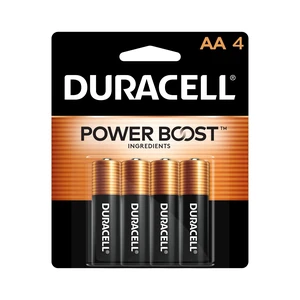 Duracell Alkaline Powerboost AA4 Battery, 4 Count Duracell Alkaline Powerboost AA4 Battery, 4 Count