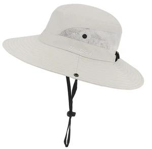 Womens Sun-Hat Outdoor Protection Foldable Beach-Bucket-Hat Ponytail-Hole Womens Sun-Hat Outdoor Protection Foldable Beach-Bucket-Hat Ponytail-Hole