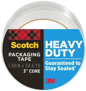 Scotch Heavy Duty Packing Tape Refill, 1.88 in x 54.6 yd, 1 Roll Scotch Heavy Duty Packing Tape Refill, 1.88 in x 54.6 yd, 1 Roll