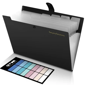 SKYDUE Accordion File Organizer, Expanding File Folder with 8 Pockets, Portable Document Paper Organizer, Letter/A4 Size Filing Folder,School Office Supplies Hospital Bag Essentials Black SKYDUE Accordion File Organizer, Expanding File Folder with 8 Pockets, Portable Document Paper Organizer, Letter/A4 Size Filing Folder,School Office Supplies Hospital Bag Essentials Black