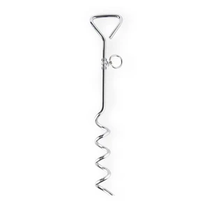 Vibrant Life Medium Spiral Steel Stake for Dogs, M, 18" Vibrant Life Medium Spiral Steel Stake for Dogs, M, 18"
