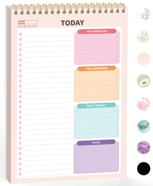 Forvencer To Do List Notepad (6.5 x9.8), To Do List Notebook for Work Forvencer To Do List Notepad (6.5 x9.8), To Do List Notebook for Work