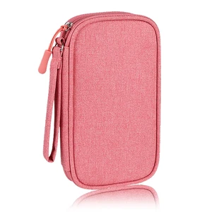 Electronics Organizer Bag Pouch Cable Charger Organizer Travel Shockproof Cord Carrying Case for Earphone Powerbank USB Hard Drive SD Card (Pink) Electronics Organizer Bag Pouch Cable Charger Organizer Travel Shockproof Cord Carrying Case for Earphone Powerbank USB Hard Drive SD Card (Pink)