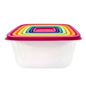 Mainstays Plastic Rainbow Food Storage Set, Multi Color, 14 Count, Best Use for Leftover Storage and Reheating Mainstays Plastic Rainbow Food Storage Set, Multi Color, 14 Count, Best Use for Leftover Storage and Reheating