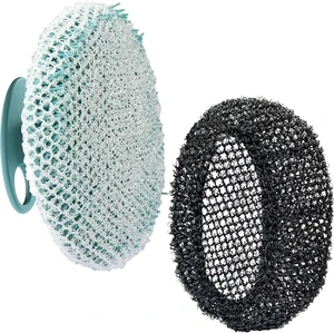 Bath Loofah Exfoliating Net Sponge Mesh Case with Body Brush, Dark Green Bath Loofah Exfoliating Net Sponge Mesh Case with Body Brush, Dark Green