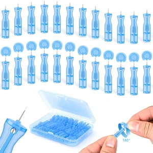 Acne Needle Kit 50PCS, Sterile Pimple Popper Needles for Blemish and Blackhead Removal, Disposable Extraction Tools for Home and Salon Use Acne Needle Kit 50PCS, Sterile Pimple Popper Needles for Blemish and Blackhead Removal, Disposable Extraction Tools for Home and Salon Use