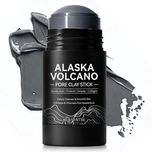 Alaska Volcano Clay Mask Stick 1.41 oz, Deep Pore Cleansing, Blackhead Remover, Oil Control, Gentle Exfoliating Mud Mask for Smooth Skin Alaska Volcano Clay Mask Stick 1.41 oz, Deep Pore Cleansing, Blackhead Remover, Oil Control, Gentle Exfoliating Mud Mask for Smooth Skin