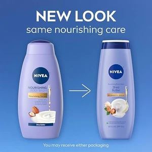 NIVEA Nourishing Shea Butter Body Wash, Nourishing Serum, 20 FL OZ NIVEA Nourishing Shea Butter Body Wash, Nourishing Serum, 20 FL OZ