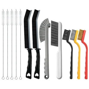 12 Pcs Crevice Cleaning Brush, Straw Brush for Bathroom, Kitchen and Window 12 Pcs Crevice Cleaning Brush, Straw Brush for Bathroom, Kitchen and Window