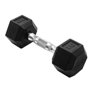 CAP Barbell, 10lb Rubber Hex Dumbbell, Single CAP Barbell, 10lb Rubber Hex Dumbbell, Single