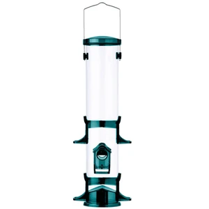 More Birds Jumbo Songbird Tube Feeder, 2.5 lb Capacity, Green More Birds Jumbo Songbird Tube Feeder, 2.5 lb Capacity, Green