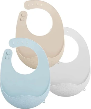 PandaEar 3 Pack Super Light Silicone Baby Bib for Boys Girls| Waterproof Baby Bibs with Pocket Food Catcher, Soft Adjustable Silicone Feeding Bibs PandaEar 3 Pack Super Light Silicone Baby Bib for Boys Girls| Waterproof Baby Bibs with Pocket Food Catcher, Soft Adjustable Silicone Feeding Bibs
