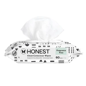 The Honest Company Multi-Use Baby Wipes, Pattern Play, 60 Count The Honest Company Multi-Use Baby Wipes, Pattern Play, 60 Count