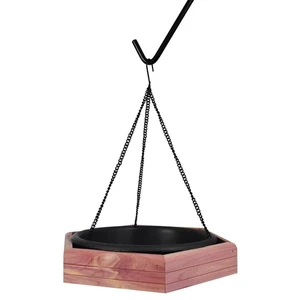 Pennington Red Cedar 2 in 1 Wild Bird Bath and Wild Bird Feeder, 4 lb. Capacity Pennington Red Cedar 2 in 1 Wild Bird Bath and Wild Bird Feeder, 4 lb. Capacity