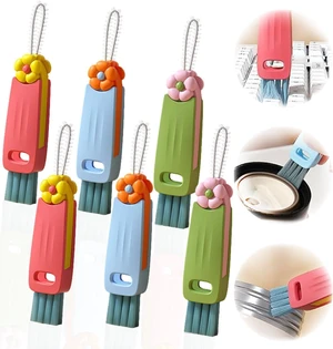 3 in 1 Cup Lid Gap Cleaning Brush Set, 6PCS Mix Colors 3 in 1 Cup Lid Gap Cleaning Brush Set, 6PCS Mix Colors