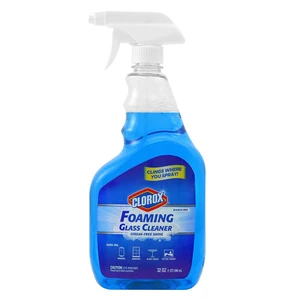 Clorox Streak-Free Foaming Glass Cleaner Trigger Spray, Fresh Scent, 32 Oz Clorox Streak-Free Foaming Glass Cleaner Trigger Spray, Fresh Scent, 32 Oz